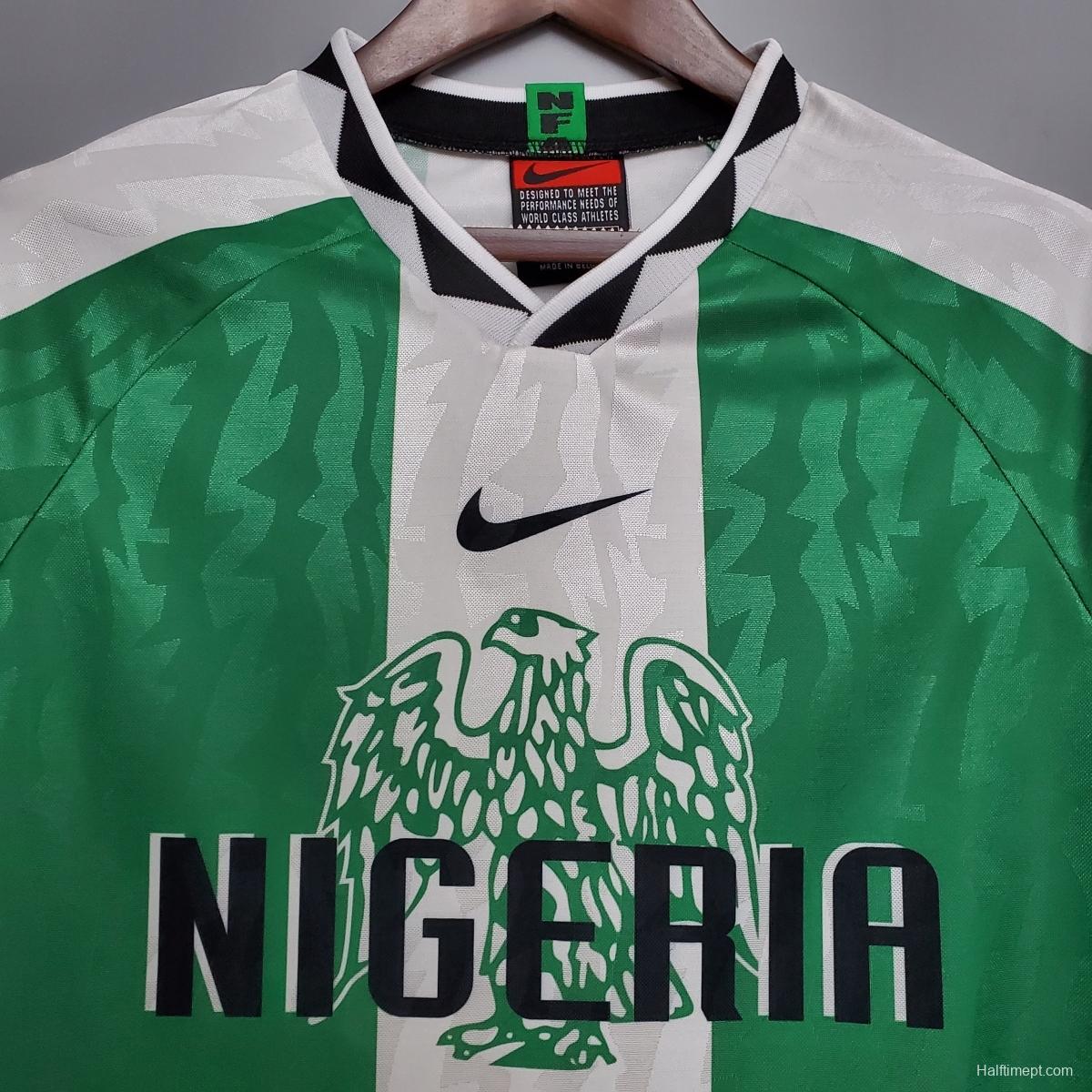 Retro Nigeria 1996 home Soccer Jersey