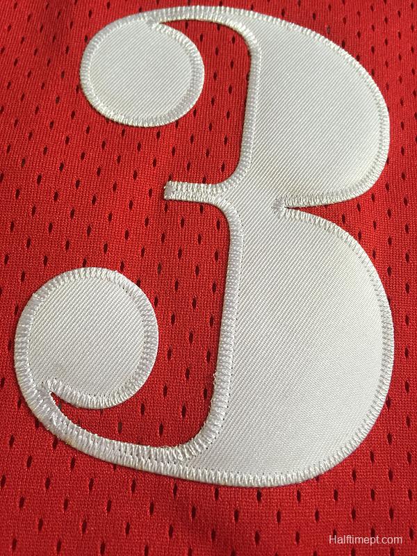 Men's Allen Iverson Red Retro Classic Team Jersey