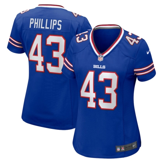 Women's Del'Shawn Phillips Royal Player Limited Team Jersey