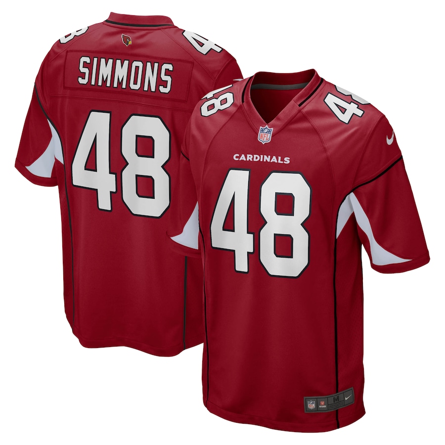 Men's Isaiah Simmons Cardinal 2020 Draft First Round Pick Player Limited Team Jersey