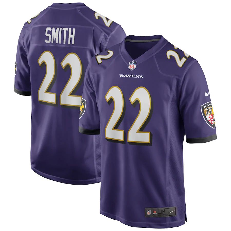 Men's Jimmy Smith Purple Player Limited Team Jersey