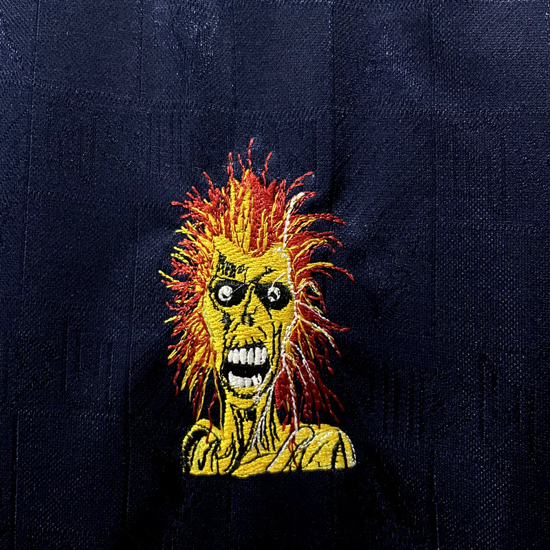 Retro 1999 West Ham Iron Maiden Home Soccer Jersey