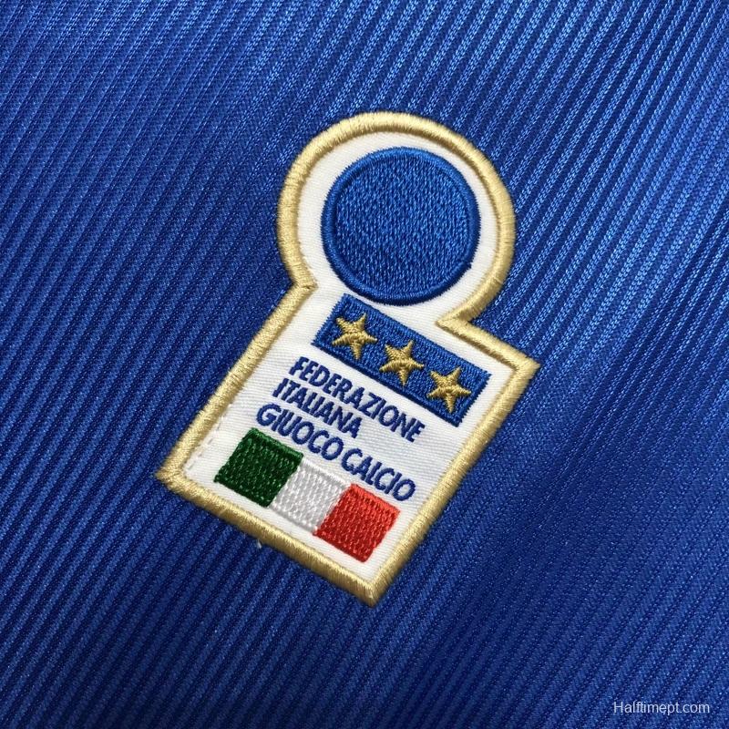 Retro 1998 Italy Home Soccer Jersey