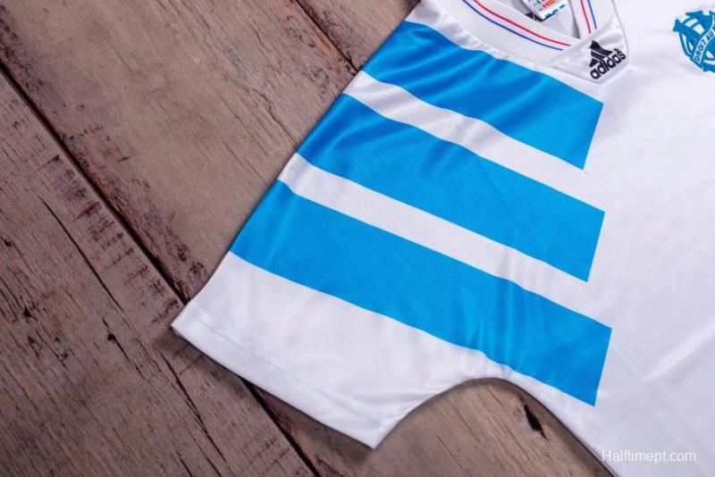 RETRO 92/93 Marseille Home Soccer Jersey