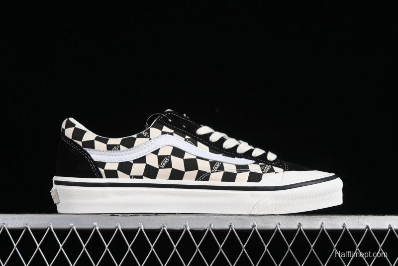 Vans Old Skool Reissue 136 High-End Series Canvas Sneakers with Toe Cap Design - VN000MT6BPQ