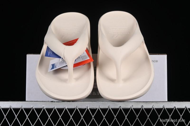 New Balance NB x TAW&TOE Collaboration Bone White Ultra-Soft Cloud Cushion Sandals Flip Flops - SD5601GIV