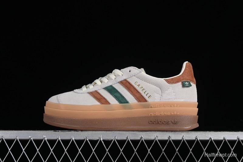 Adidas Originals Gazelle Bold IG3685 Low-Top Sneakers with Thick Sole for Casual Wear Anti-Slip and Durable - IG3685