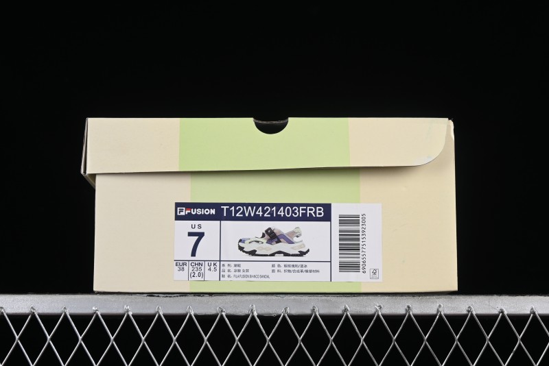 Fila Fusion Thick Sole Hard Candy Sandals - T12W421403FRB