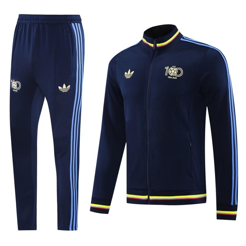 2024 Colombia Navy Full Zipper Jacket +Long Pants