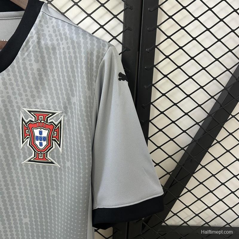 2025 Goalkeeper Portugal Grey Jersey