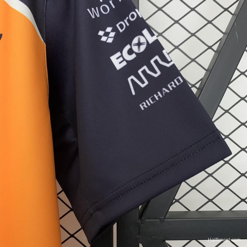 2025 Polo F1 Formula  Orange Mclaren  Jersey