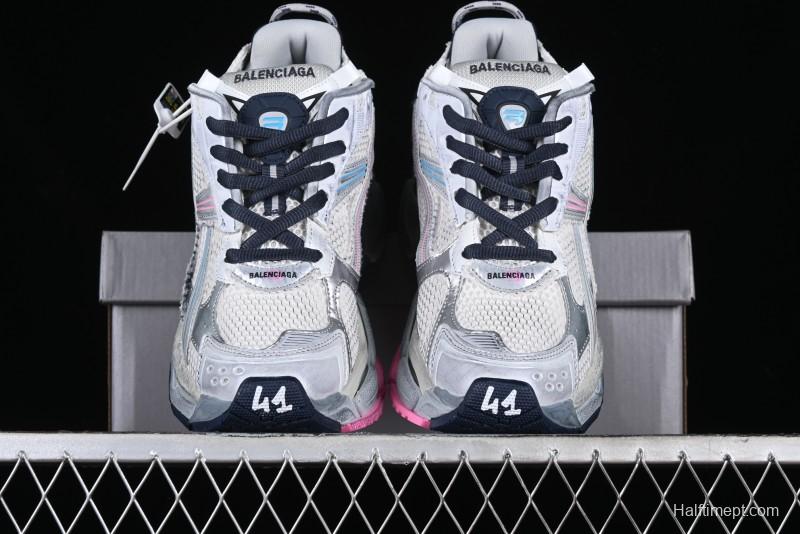 Balenciaga Runner Kith Four Color Retro Casual Sneakers - W3RMU9154