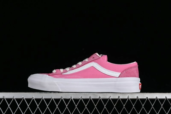 Vans Style 36 Decons Dragon Fruit Color Half-Moon Toe Vulcanized Casual Skate Shoes - VN000MT6PIN