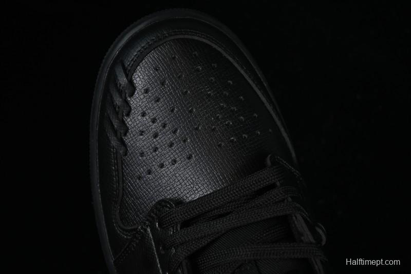 Nike Air Jordan 1 Low "Method of Make" Casual Sneakers with Woven Design - FN5032-007