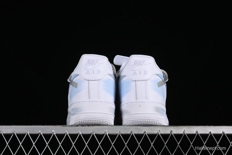 Nike Air Force 1 '07 Low Anime Theme Broken Swoosh Custom Spray Casual Sneakers - ZH0316-020