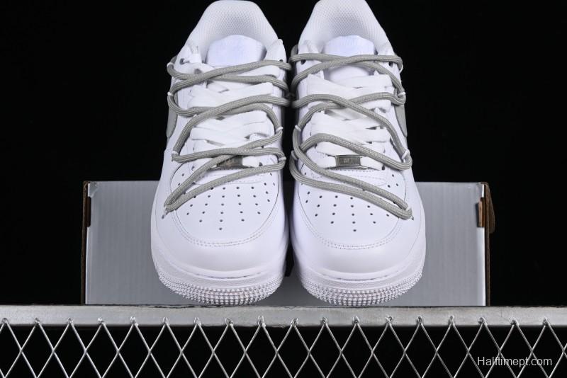 Nike Air Force 1 '07 Low Custom Anime Theme Spray-Painted Swoosh Casual Sneakers - ZH0316-016