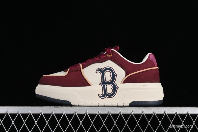 MLB Chunky Liner Basic New York Yankees Thick Platform Casual Sneakers with 6cm Height Increase - 3ASXCLS3N43WIS