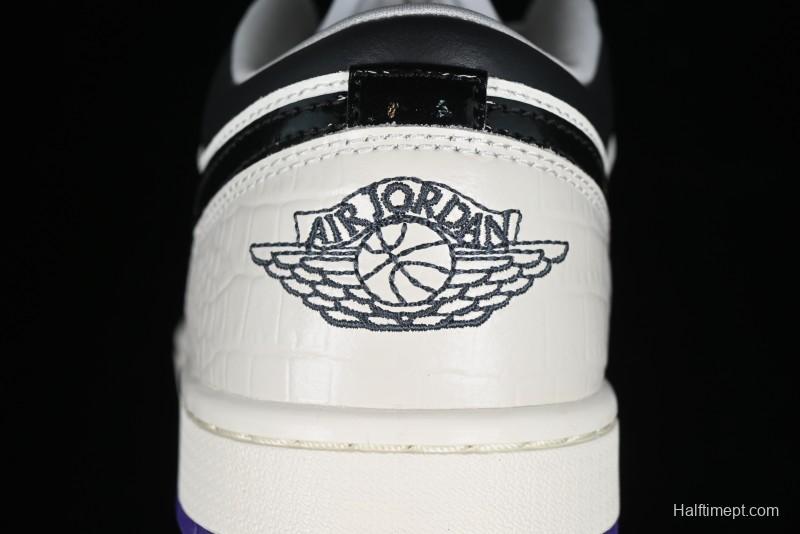 Nike Air Jordan 1 Low "Purple" Casual Sneakers - HF5759-101