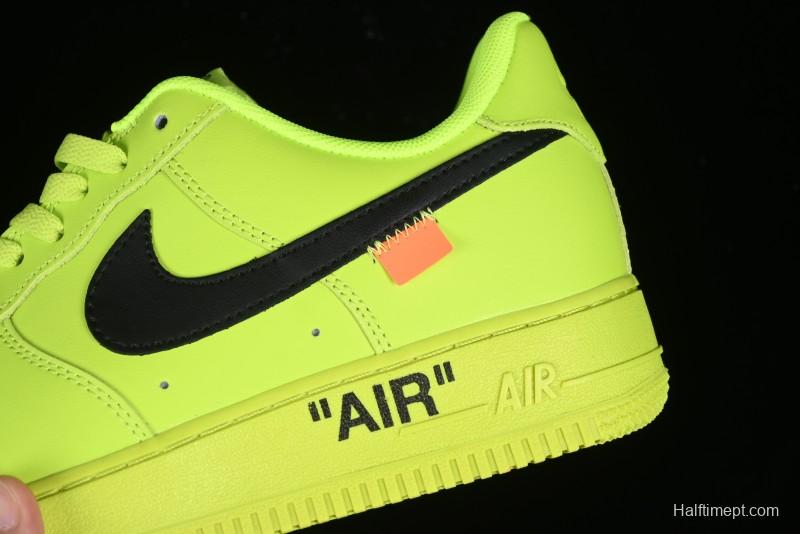 Nike Air Force 1 '07 Low Top Casual Sneakers in Firefly Green - FA2407-301