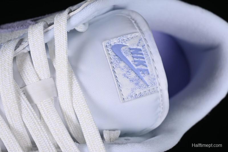 Nike SB Dunk Low Premium White Light Purple Skateboarding Shoes - DM9467-500