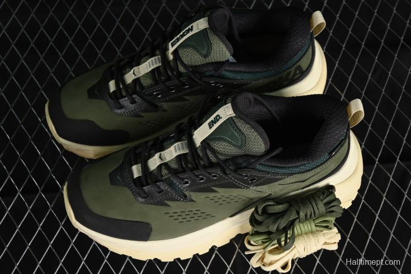 HOKA ONE ONE Tor Ultra Low Round Toe Cushioned Durable Low-Cut Hiking Shoes - 1155730 CVF