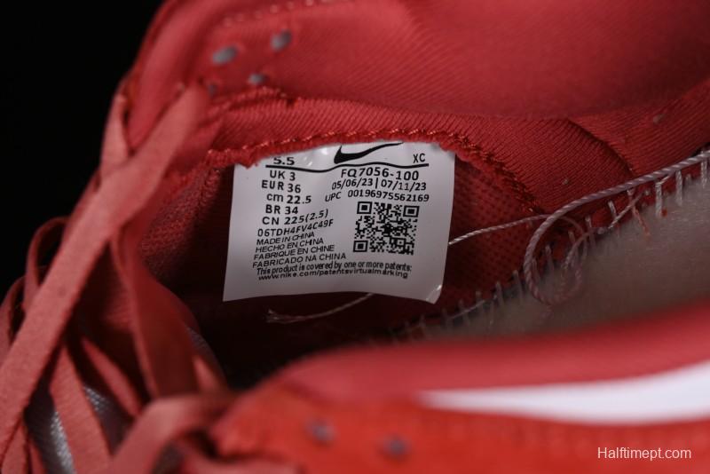 Nike SB Dunk Low Retro Valentine's Day 2024 White Rose Red Skateboarding Shoes - FQ7056-100
