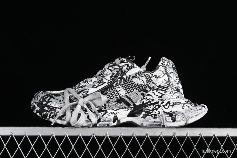 Balenciaga Phantom Sneaker Graffiti Running Shoes - W2RG39010