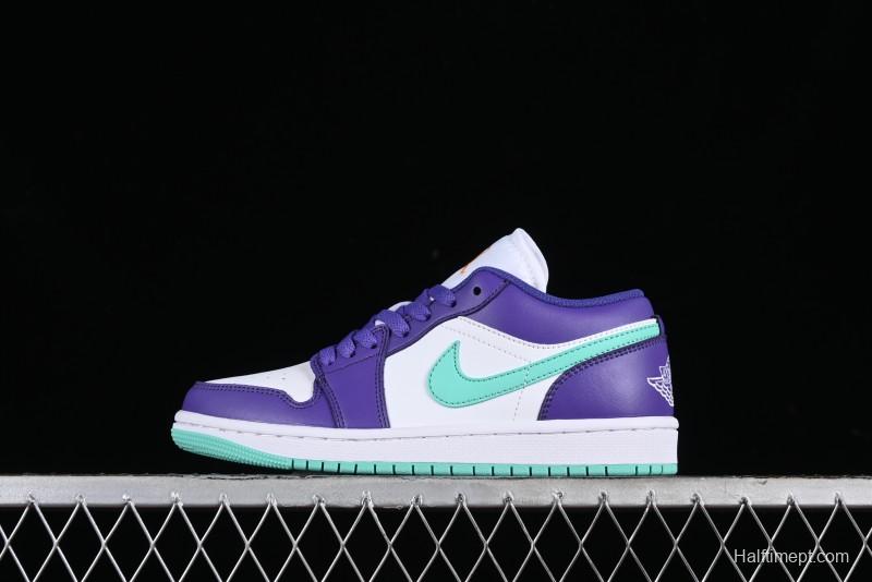 Nike Air Jordan 1 Low AJ1 Charlotte Hornets Lifestyle Casual Sneakers - HJ9013-550