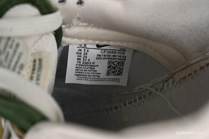 Nike SB Dunk Low Stussy Collaboration - Green Floral Anniversary Custom Low-Top Casual Skate Shoes - CF3688-008