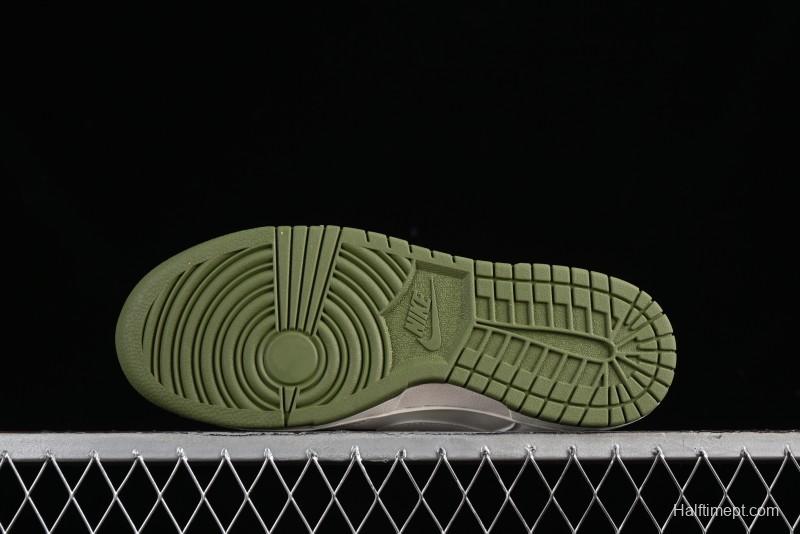Nike SB Dunk Low Supreme Collaboration - Classic Beige Green Anniversary High-End Custom Low-Top Casual Skate Shoes - XX8888-002