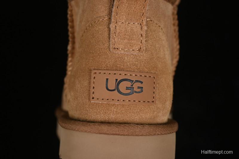 UGG Classic Ultra Mini Short Boots with Genuine Australian Shearling and TREADLITE Outsole - 1116109