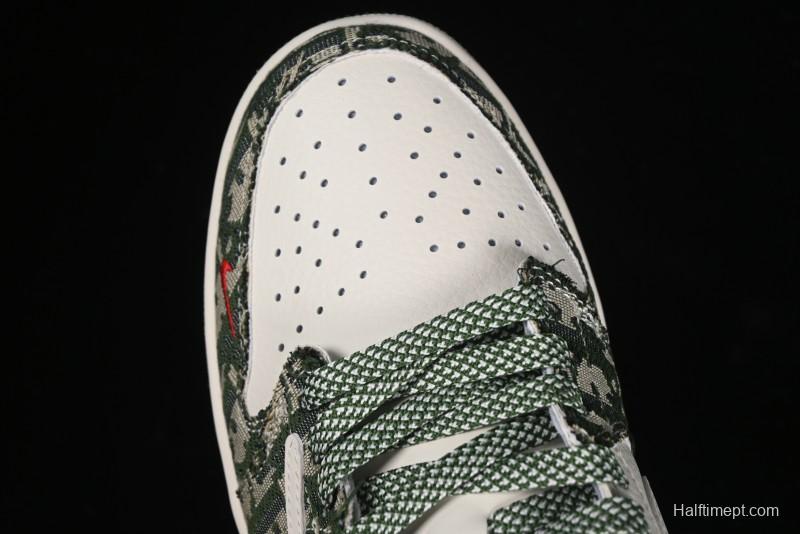 Nike Travis Scott x Fragment Design x Air Jordan 1 Low OG SP AJ1 Low-top Casual Sneakers - XY2688-114