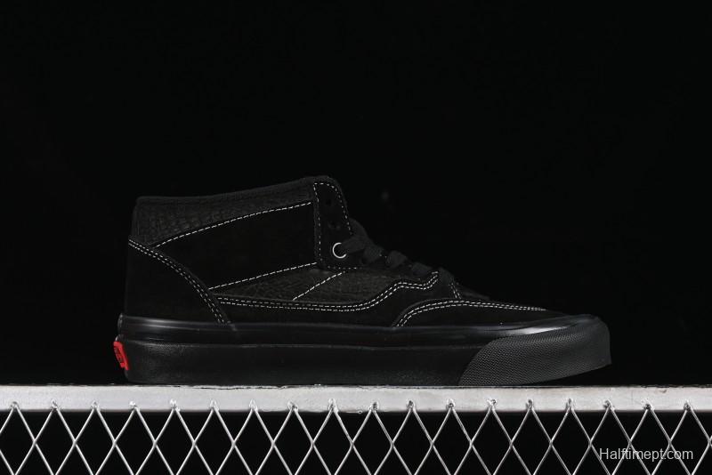 Vans Half Cab 33 DX Black Knight Anaheim Classic Retro Skate Shoes - VN0A5KX6BKA