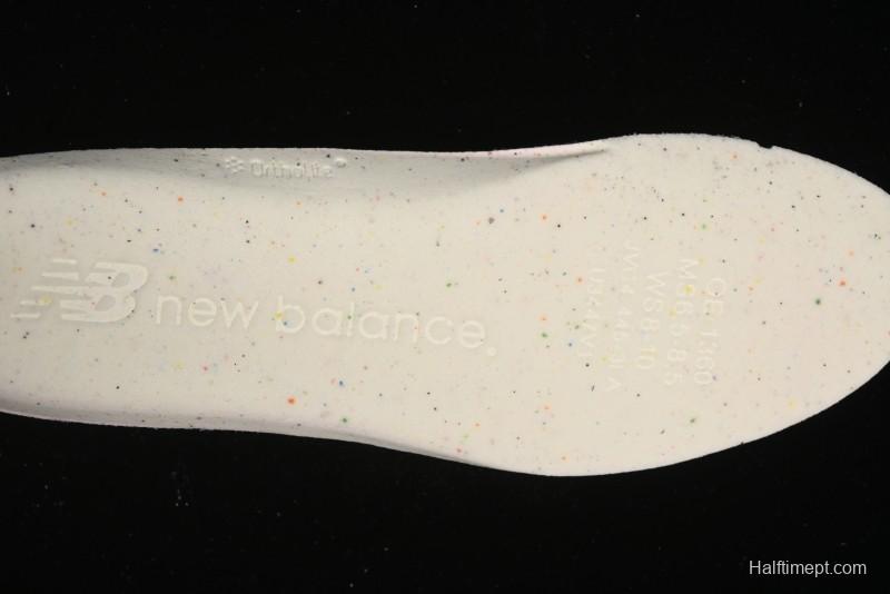 New Balance 3447 Series Retro Running Shoes with Textile and Leather Upper - U3447LA