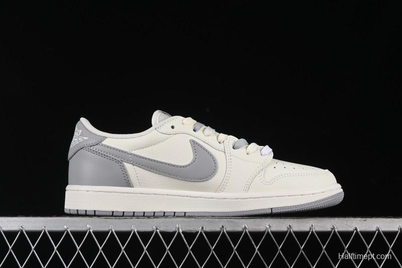 Nike Travis Scott x Fragment Design x Air Jordan 1 Low OG SP AJ1 Collaboration Sneakers - DM7866-021