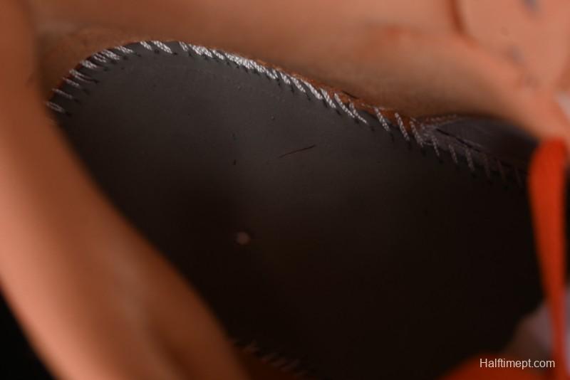 Nike Air Jordan 1 Mid Basketball Shoes in White and Orange Colorway - BQ6472-108