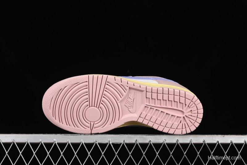 Nike Dunk Low SB Skateboarding Shoes in Macaron Colorway - DD1503-601