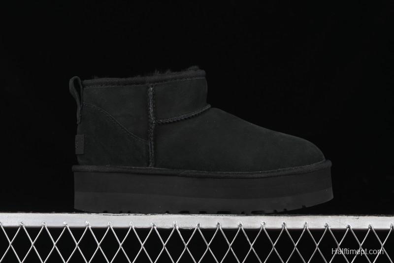 UGG Classic Ultra Mini Platform 3CM Wool Blend Mini Short Boots - 1135092