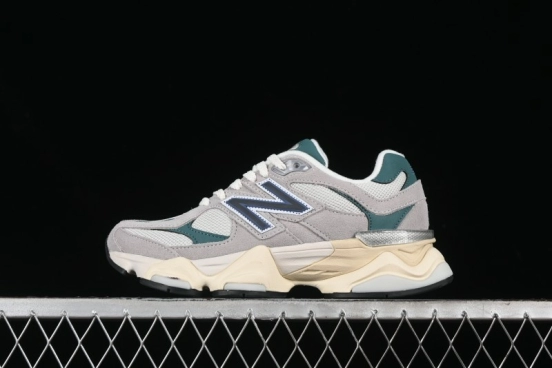 New Balance NB9060 Series Retro Casual Running Shoes with ABZORB Cushioning - U9060HMS