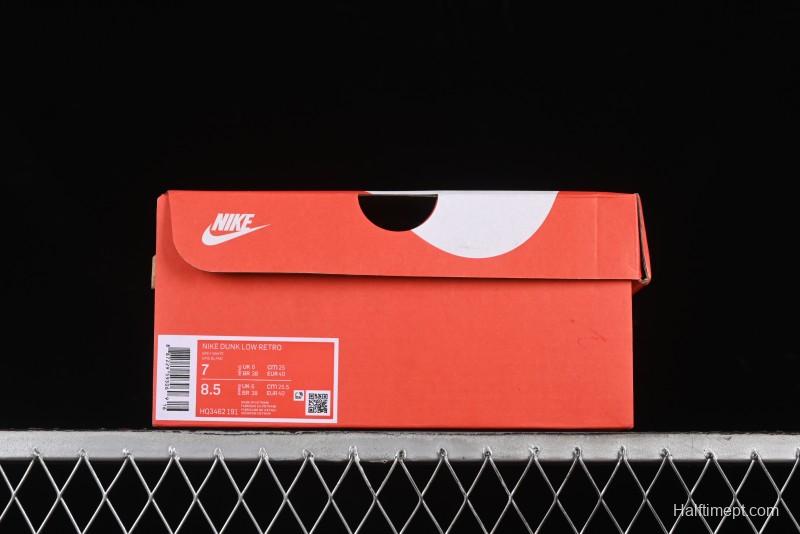 Nike Dunk Low "Glitter Swoosh" Light Silver SB Low-Top Casual Skate Shoes - HQ3462-191