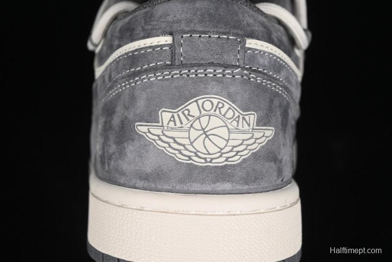 Nike Air Jordan 1 Low Retro Basketball Shoes with Custom Bear Collaboration - SJ9950-018