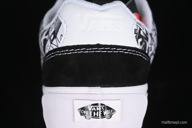 Vans Classics Knu Skool Retro Skate Shoes with Enlarged Toe and Thickened Tongue - VN000CZWBHJ