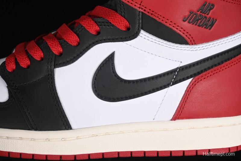 Nike Air Jordan 1 High OG Black Toe Reimagined Basketball Shoes - DZ5485-106