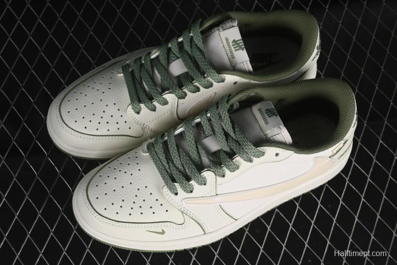 Nike Travis Scott x Fragment Design x Air Jordan 1 Low OG SP AJ1 Retro Sneakers - DM7866-017