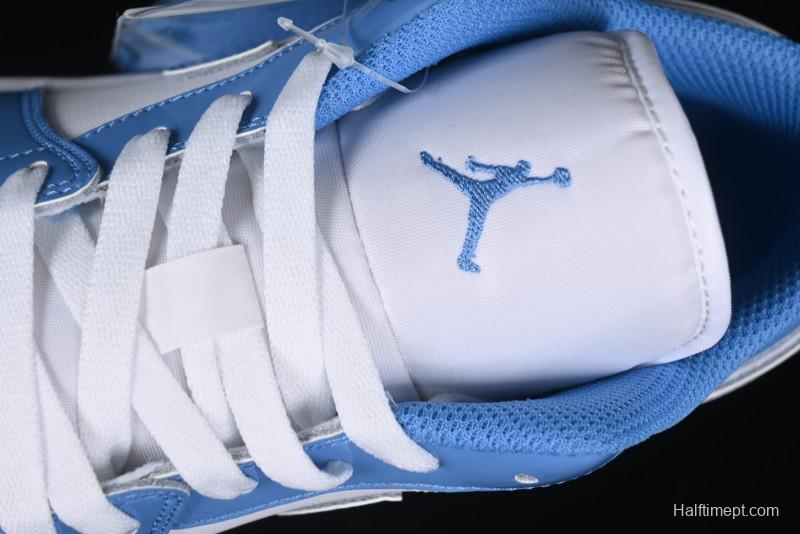 Nike Air Jordan 1 Low AJ1 Patent Blue Casual Sneakers - FZ2138-114