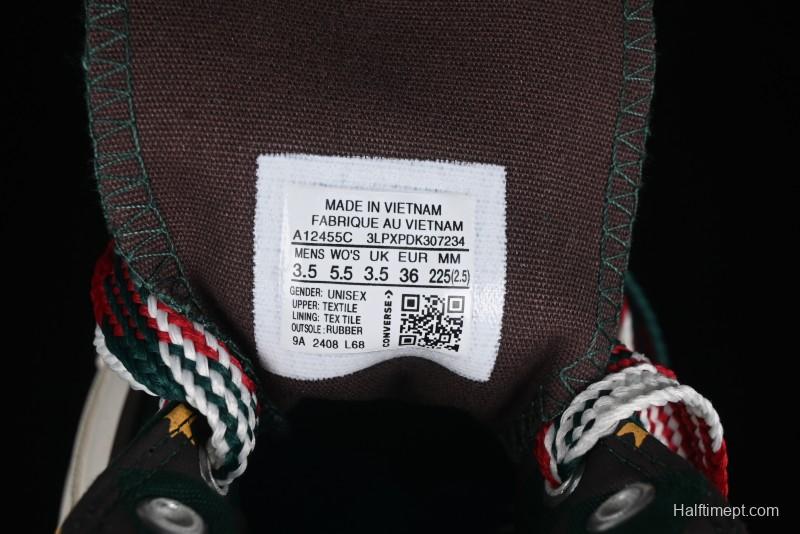 Converse 1970s Christmas Theme High Top Casual Sneakers for Winter - A12455C