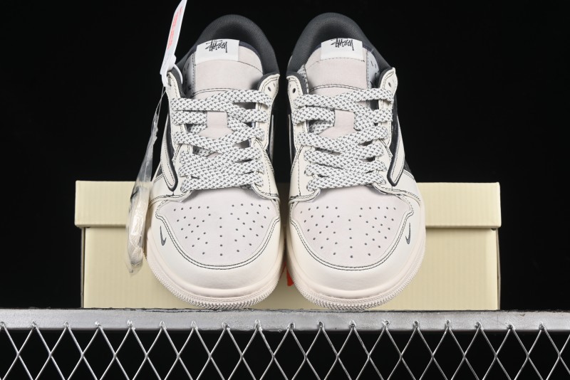 Nike Air Jordan 1 Low OG SP Travis Scott x Fragment Design Collaboration Sneakers - SJ2068-123