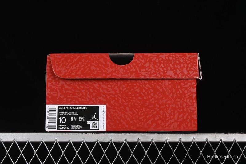 Nike Air Jordan 3 Retro Valentine's Day Limited Edition Sneakers - HJ0178-600