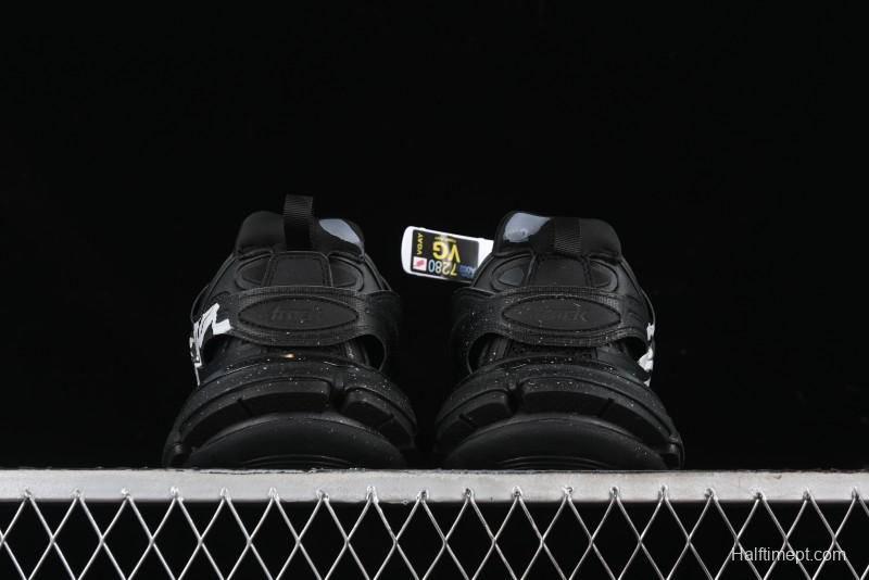 Balenciaga Track Sneaker with Transparent Heel Strap - WTRHW1090