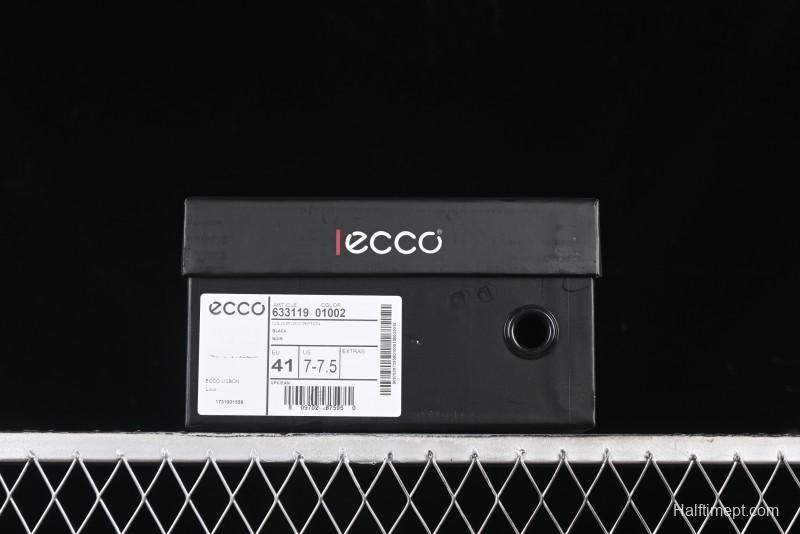 ECCO Street Light Series Autumn Platform Round Toe Versatile Casual White Sneakers 63311901002